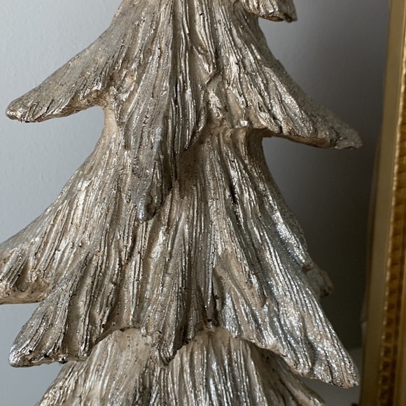 Peppermint Forest Christmas tree sparkly glitter home Decor‎ beige silver - Picture 5 of 9